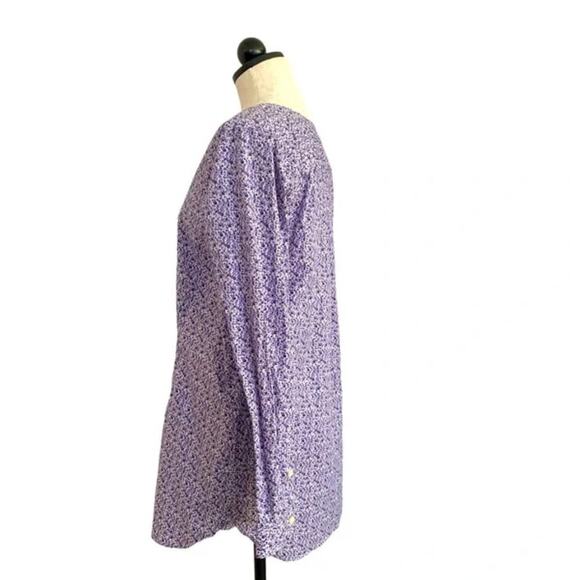 2/$25 XS Duluth Trading Wrinklefighter Button Down Long Sleeve Tunic Top pocket - Picture 5 of 10